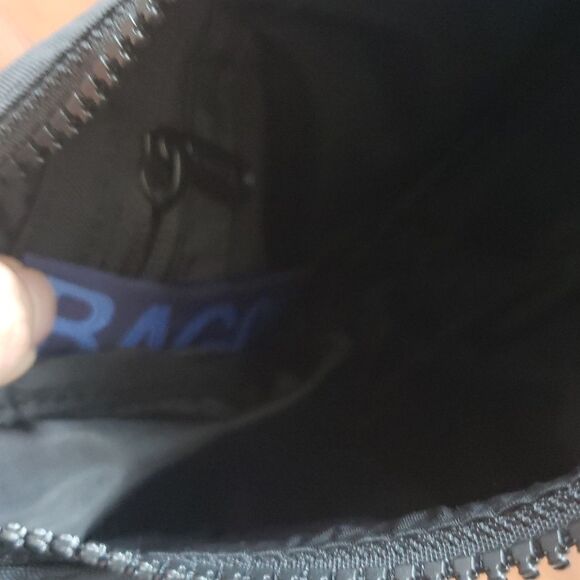 BAGGU Womens Black Chic Edgy Feminine Retro Nylon Adjustable Small Shoulder Bag - Picture 4 of 5